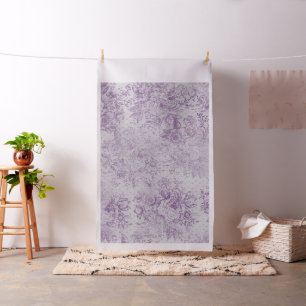 ländliches Lila, Shabby Chic, blasse Lavendelblüte Stoff