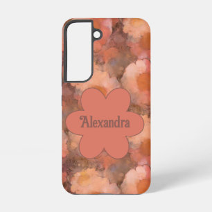 Ländliches Wasserfarben-Gänseblümchen-Blumenmuster Samsung Galaxy Hülle