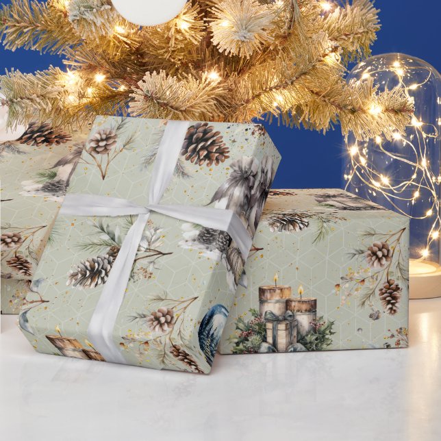 Ländliches Weihnachten  Geschenkpapier (Feiertage)