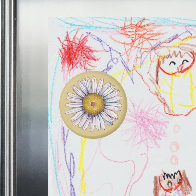 Landmädchen-Gänseblümchen  Magnet (Von Creator hochgeladen)