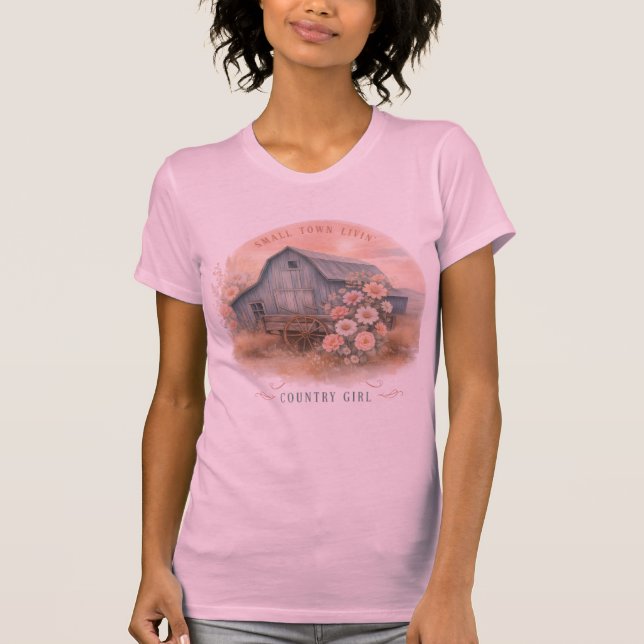 Landmädchen T-Shirt (Vorderseite)