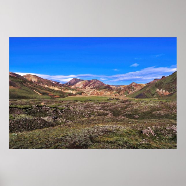 Landmannalaugar Poster (Vorne)