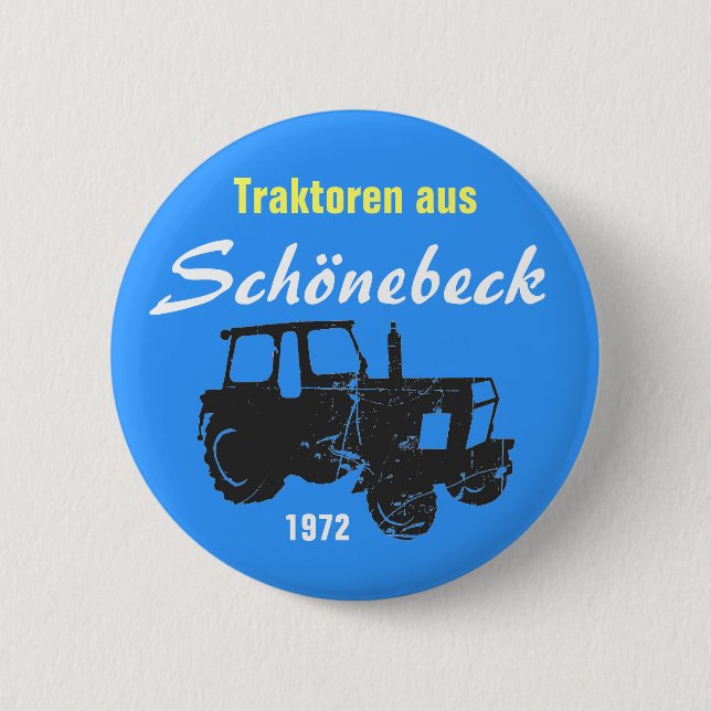 Landmaschinen DDR. Button (Vorderseite)