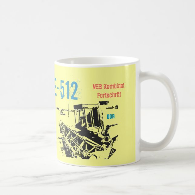 Landmaschinen DDR Design Kaffeetasse (Rechts)