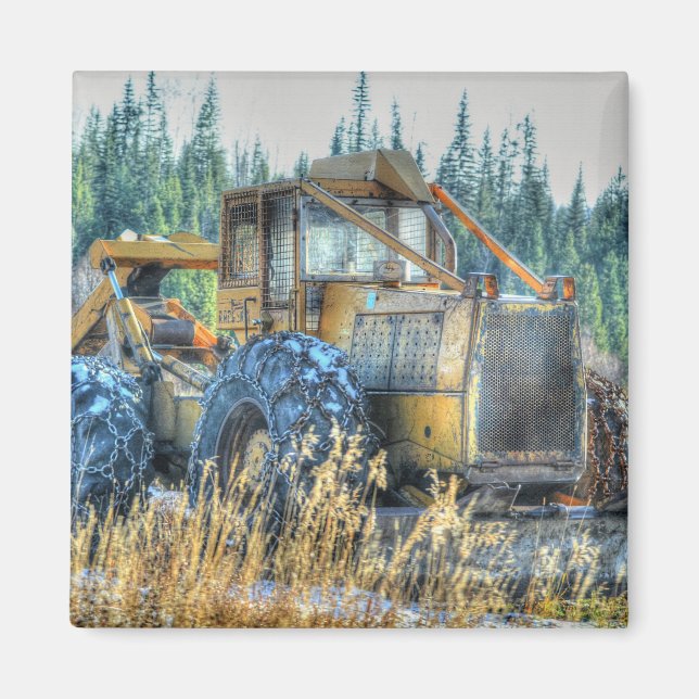 Landmaschinen, Traktoren, Rücken, Landfahrzeug Magnet (Vorne)