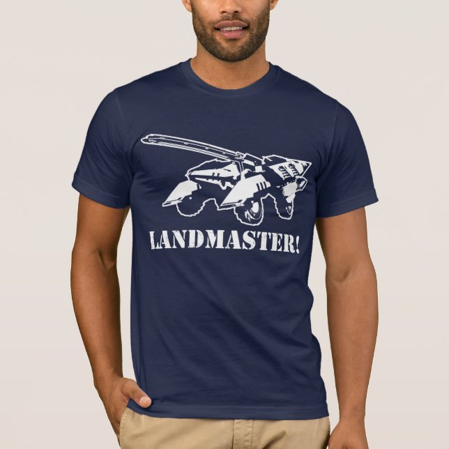 Landmaster! - Dunkler T - Shirt (Vorderseite)