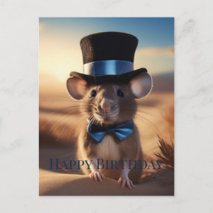 Landmaus zum Geburtstag gratulieren Postkarte