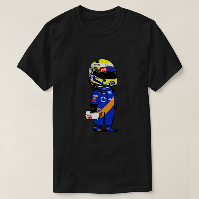 Lando Norris, Halloween, Erntedank, Chr T-Shirt (Design vorne)