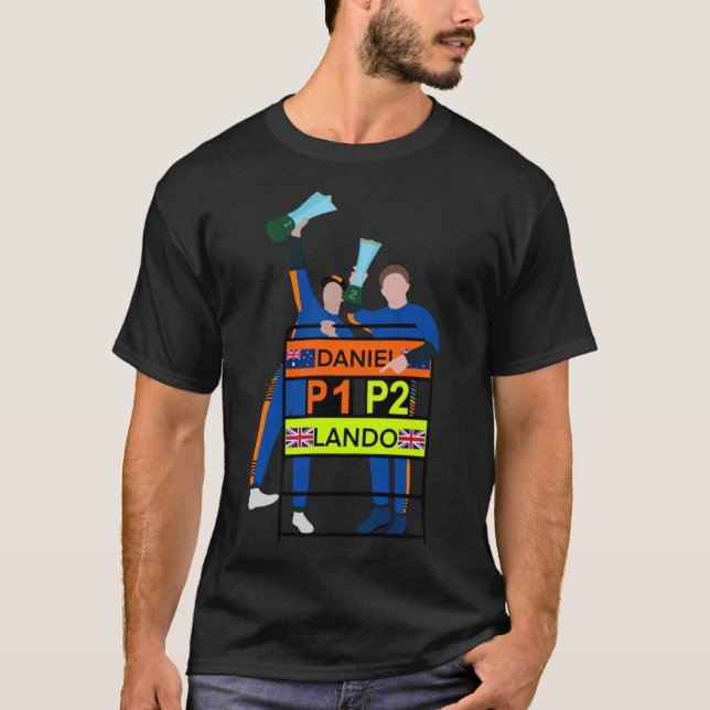 Lando Norris und Daniel Ricciardo - Monza 2021 Cl T-Shirt (Vorderseite)