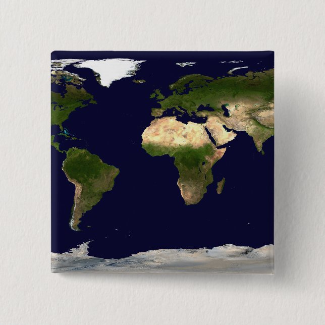 Landoberfläche, flaches Wasser und schattiges Topo Button (Vorderseite)