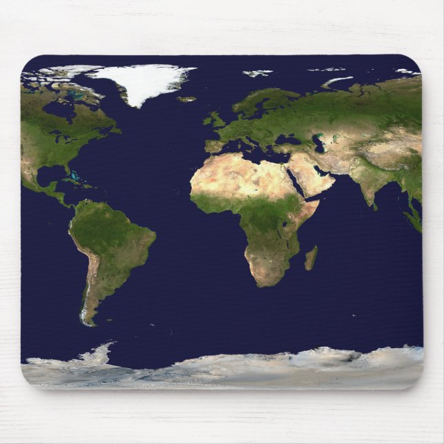 Landoberfläche, flaches Wasser und schattiges Topo Mousepad (Vorne)