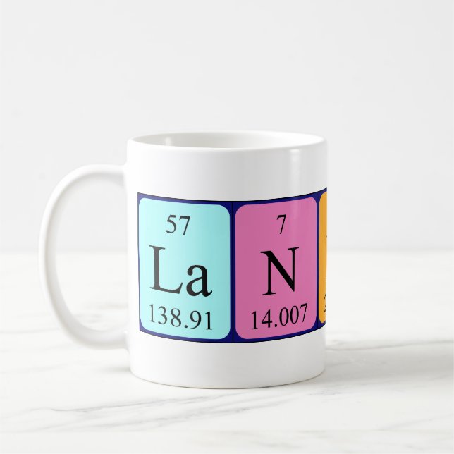 Landon Periodenname Tasse (Links)
