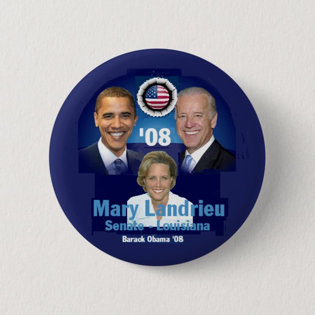 Landrieu LA Knopf Button (Vorderseite)