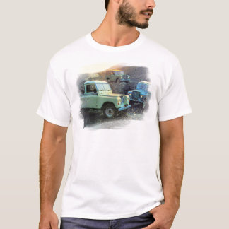 Landrover Mens T - Shirt der 1970er Jahre