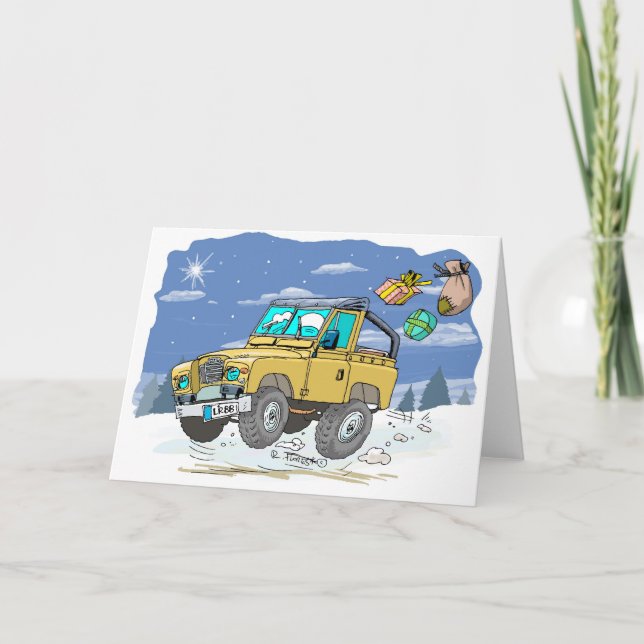 LandRoverXtmasCard kopiert Feiertagskarte (Vorderseite)