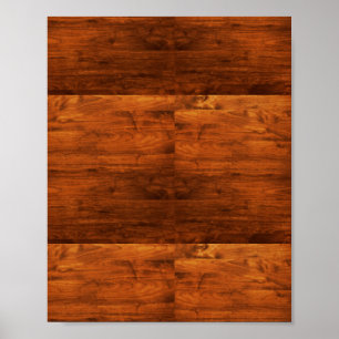 Landrustikale Holzstruktur Poster