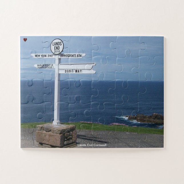Lands End Cornwall Puzzle (Horizontal)