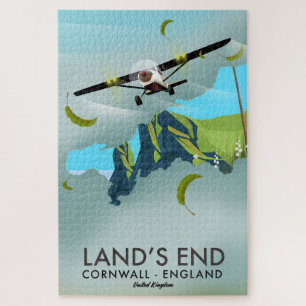Land's End Cornwall Reiseplakat Puzzle