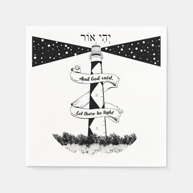 Land's End John o'groats Leuchtturme Serviette (Vorderseite)