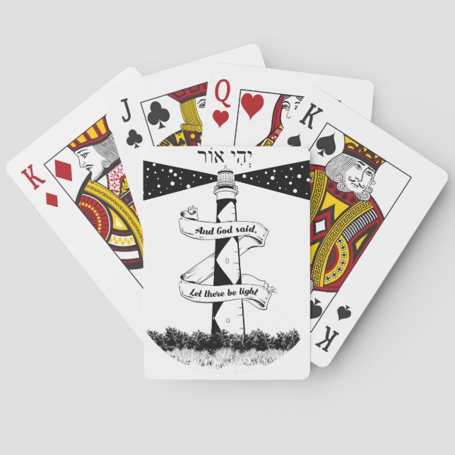 Land's End John o'groats Leuchtturme Spielkarten (Rückseite)