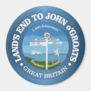 Land's End to John o'Groats (Fahrrad c) Magnet