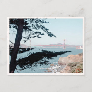 Lands End Wanderung Sea Cliff Golden Gate Bridge F Postkarte