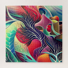 LANDSCAPE ABSTRACTION-Kissen Puzzle