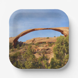 Landscape Arch im Arches National Park Pappteller