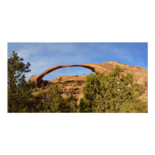 Landscape Arch im Arches National Park Poster