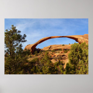 Landscape Arch im Arches National Park Poster