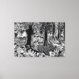 Landscape Art Prints B & W Art Canvas Print Leinwanddruck