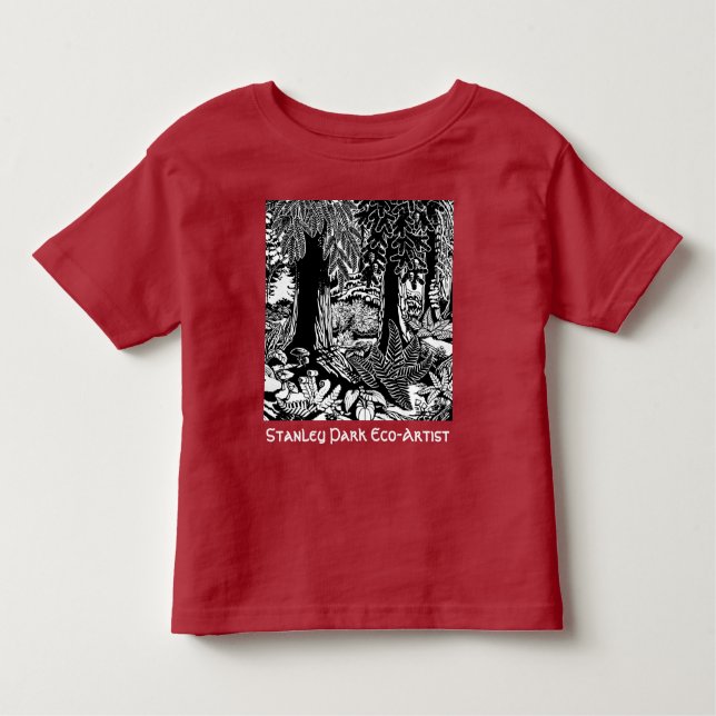 Landscape Art T - Shirt Stanley Park Öko Art Shirt (Vorderseite)