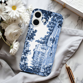 Landscape Blue Viktorianisch Zuhause iPhone 16 Hülle