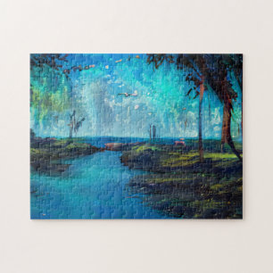 Landscape Custom Art Foto Puzzle