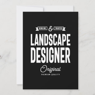 Landscape Designer Job Title Gift Dankeskarte