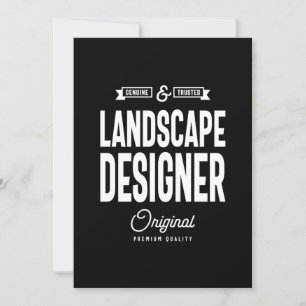 Landscape Designer Job Title Gift Einladung