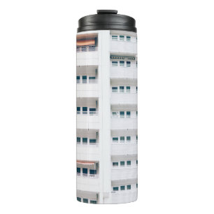 LANDSCAPE FOTO VON GEBÄUDE-FENSTER THERMOSBECHER