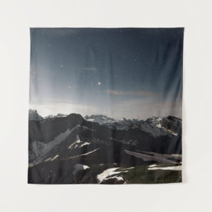 LANDSCAPE FOTOGRAFIE DES SCHWARZEN UND WEISSEN BER WANDTEPPICH