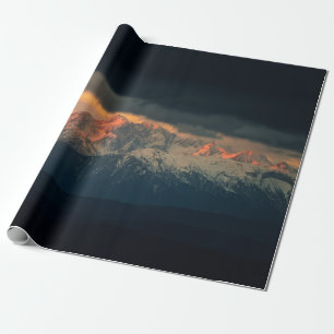 LANDSCAPE-FOTOGRAFIE VON SCHNEEBERGEN UNTER NIMB GESCHENKPAPIER