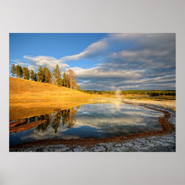 Landscape of Yellowstone Poster (Vorne)