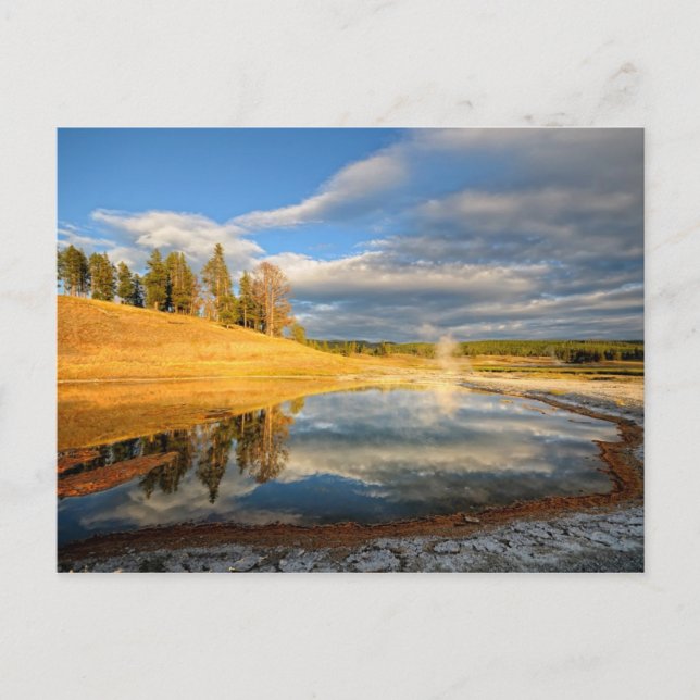 Landscape of Yellowstone Postkarte (Vorderseite)