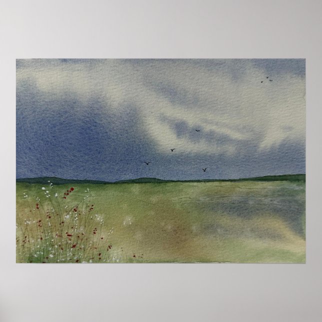 Landscape painting  poster (Vorne)
