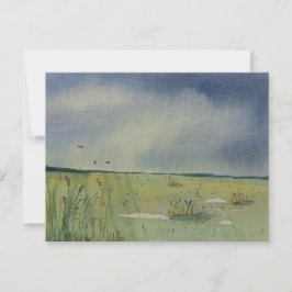 Landscape painting postkarte