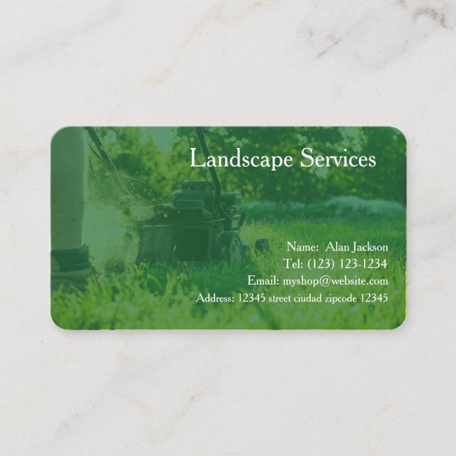 Landscape Services - Visitenkarte bearbeitet (Vorderseite)