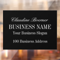 Landscape Window Decal Clings Business Zuhause