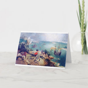 Landscape with the Fall of Icarus, Pieter Bruegel Karte