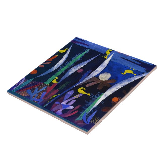 Landscape with Yellow Birds, Paul Klee Fliese (Seite)