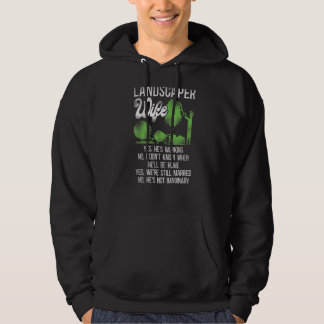 Landscaper Landschaftsarchitektin Ehefrau Hu Hoodie