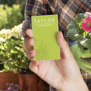 Landscaper Lawn Care Business Card Visitenkarte