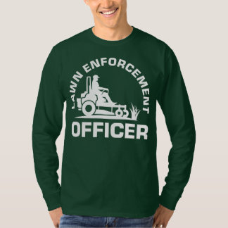 Landscaper Lawnmower Vater für die Rechtsdurchsetz T-Shirt